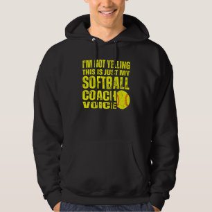 Ik zeg niet dat dit alleen mijn softball Coach Voi Hoodie