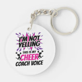 Ik zeg niet dat dit mijn troep is. sleutelhanger (Achterkant)