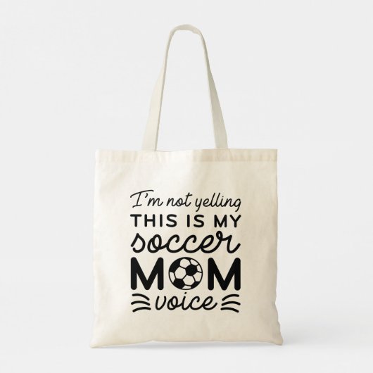 Ik zeg niet dat dit mijn Voetbal is. Tote Bag (Achterkant)