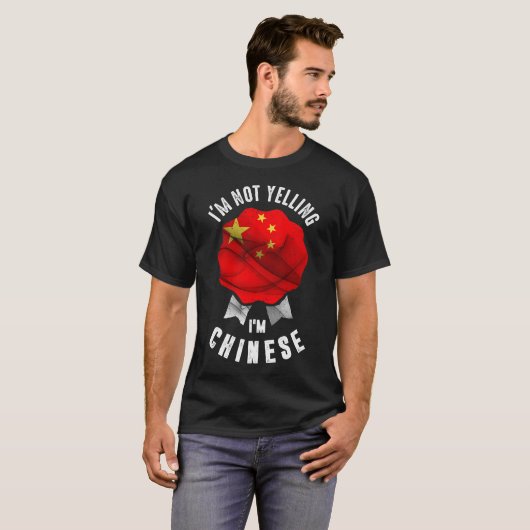 Ik zeg niet dat ik Chinees ben T-shirt (Voorkant volledig)
