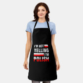 Ik zeg niet dat ik Pools Apron ben Schort (Gedragen)