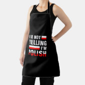 Ik zeg niet dat ik Pools Apron ben Schort (Insitu)
