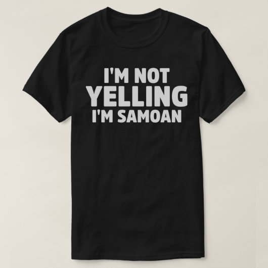 Ik zeg niet dat ik Samoan Pullover ben (Design voorkant)