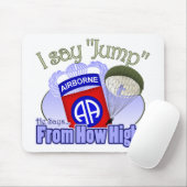 Ik zeg pomp [82e vliegtuig] muismat (Met muis)