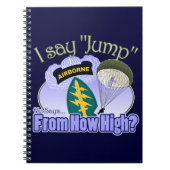 Ik zeg "Sprong" Notitieboek (Voorkant)