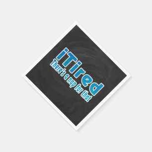 Ik zei dat daar een nap voor is servet