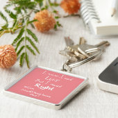 Ik zei dat het citaat van de linkse grappige richt sleutelhanger (Zijkant)