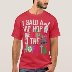 Ik zei dat ik de hippie moest stoppen.  t-shirt