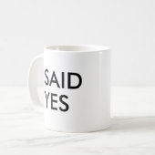 Ik zei ja Mok | Verloving Weddenschap Valentijnsda (Voorkant links)