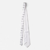 Ik zelf en ik Typografie Stropdas (Achterkant)