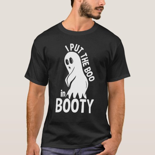 Ik zet de boe in Booty Halloween T-shirt (Voorkant)