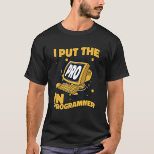 Ik zet de Pro in de volledige Stapelsoftware van d T-shirt