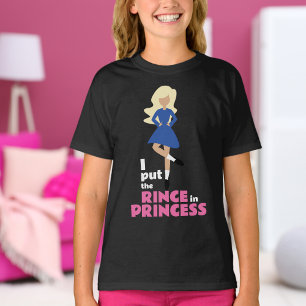 Ik zet de Rince in Princess Blond Hair Irish Dance T-shirt