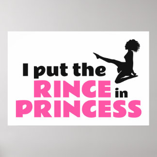 Ik zet de Rince in Princess Irish Dance Poster