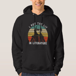 Ik Zet De Vlam In Literatuur - Grappige William Sh Hoodie