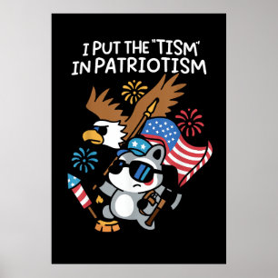 Ik Zet Het Tisme in Patriottisme Atletische Adelaa Poster