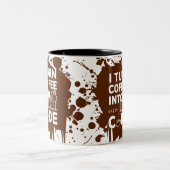 Ik zet koffie in code tweekleurige koffiemok (Center)