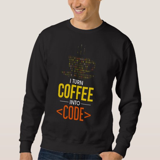 Ik zet Koffie in het Programma van de Codeur van d Trui (Voorkant)