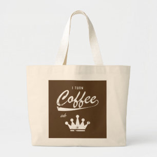 Ik zet koffie in KOM's Grote Tote Bag