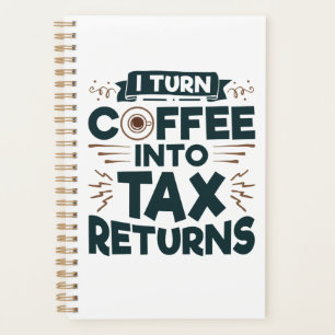 Ik zet koffie om in de belastingaangifte van accou planner