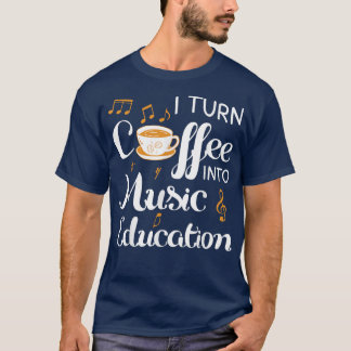 Ik zet koffie om in muziekopleiding J T-shirt
