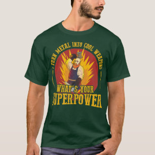 Ik zet Metaal om in Koel Weapons Anvil Blacksmith T-shirt