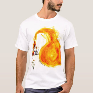 ik zet mijn vrienden in brand t-shirt