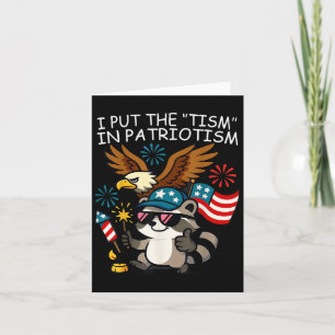 Ik Zet Tisme In Patriotisme Atletische Adelaar _3 Kaart