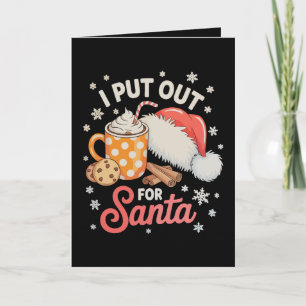 Ik Zet Voor Sint Koekjes Warme Chocolade Kerstmis Kaart