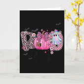 Ik Zette de Boo in Boujee Funny Luipaard Boujie Ge Kaart (Gele Bloem)