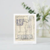 Ik zie alleen mijn gedachten briefkaart (Staand voorkant)