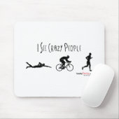 Ik zie Crazy People Muismat (Met muis)