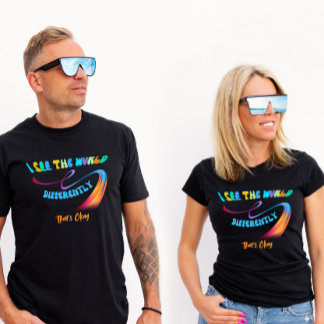 Ik zie de wereld anders, dat is ok Autisme T-shirt