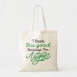 Ik zie dit goed omdat ik Vegan ben Tote Bag