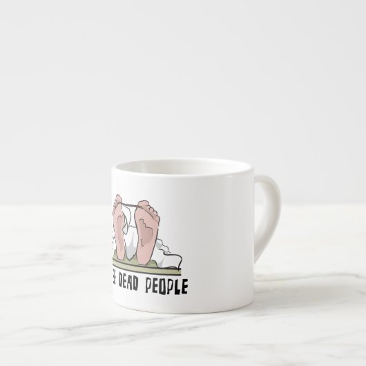 Ik zie dode mensen espresso kop (Voorkant rechts)