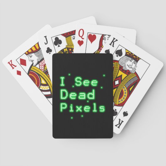 Ik zie dode pixels pokerkaarten (Achterkant)