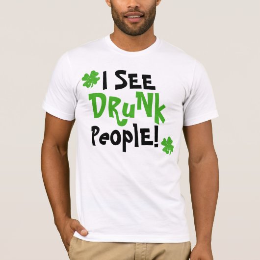 Ik zie Drink mensen T-shirt (Voorkant)