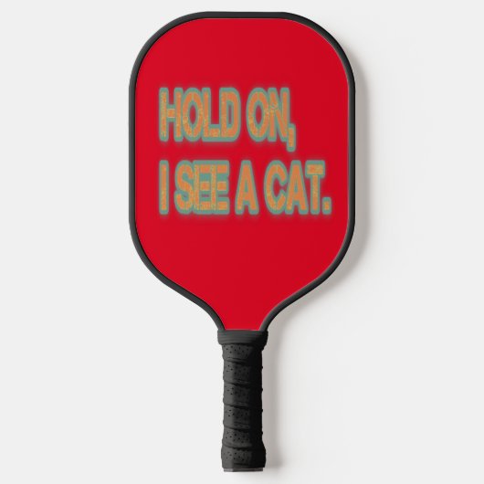Ik zie een Cat Funny Cat. Pickleball Paddle (Voorkant)