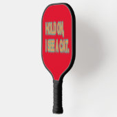 Ik zie een Cat Funny Cat. Pickleball Paddle (Links)