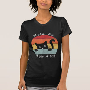 Ik zie een kat, een speelse en een grappige kat. t-shirt