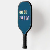 Ik zie een kat, grappige kat. pickleball paddle (Links)