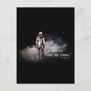 Ik zie geen God hier Briefkaart