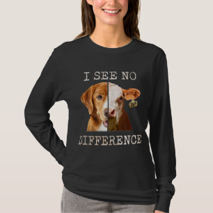 Ik zie geen verschil tussen vegetarische Koe en ho T-shirt