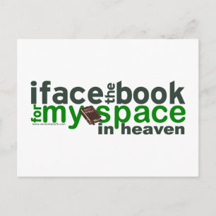 Ik zie het Boek voor Myspace Briefkaart