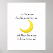 Ik zie het Moon-Poster Poster (Voorkant)