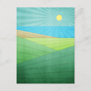 Ik zie het strand briefkaart