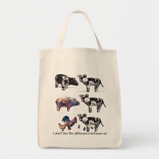 Ik zie het verschil niet tussen ons tote bag (Voorkant)