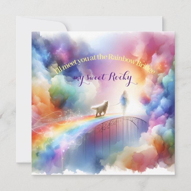 Ik zie je bij de Rainbow Bridge (Voorkant)