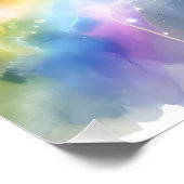 Ik zie je bij de Regenboogbrug  Perfect Poster (Hoek)