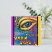 Ik zie je bij Mardi Gras Eye (Staand voorkant)